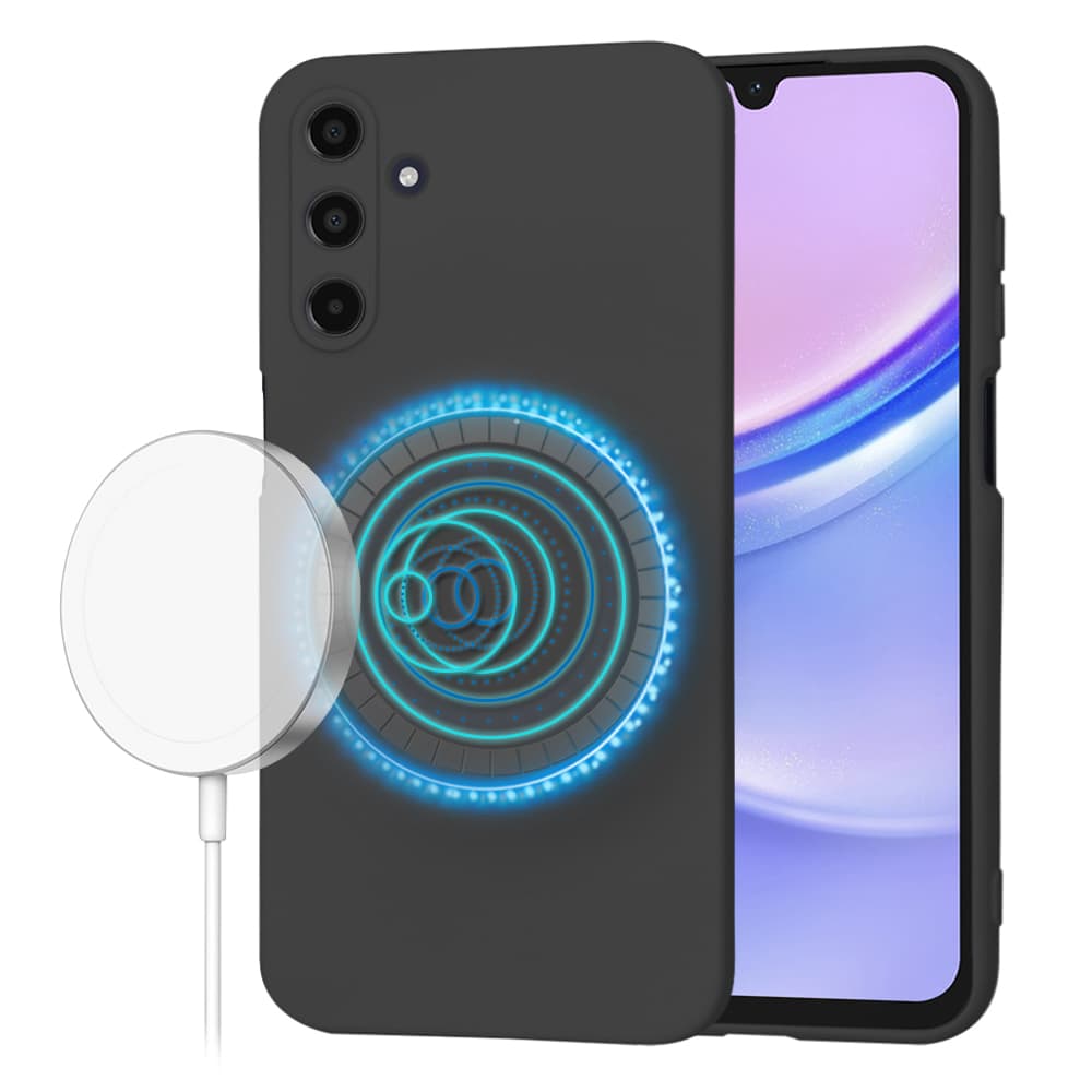 Techsuit SoftFlex MagSafe pro Samsung Galaxy A15 4G A15 5G černá - náhled 1