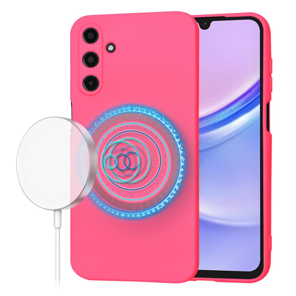 Techsuit SoftFlex MagSafe pro Samsung Galaxy A15 4G A15 5G růžová - náhled 1