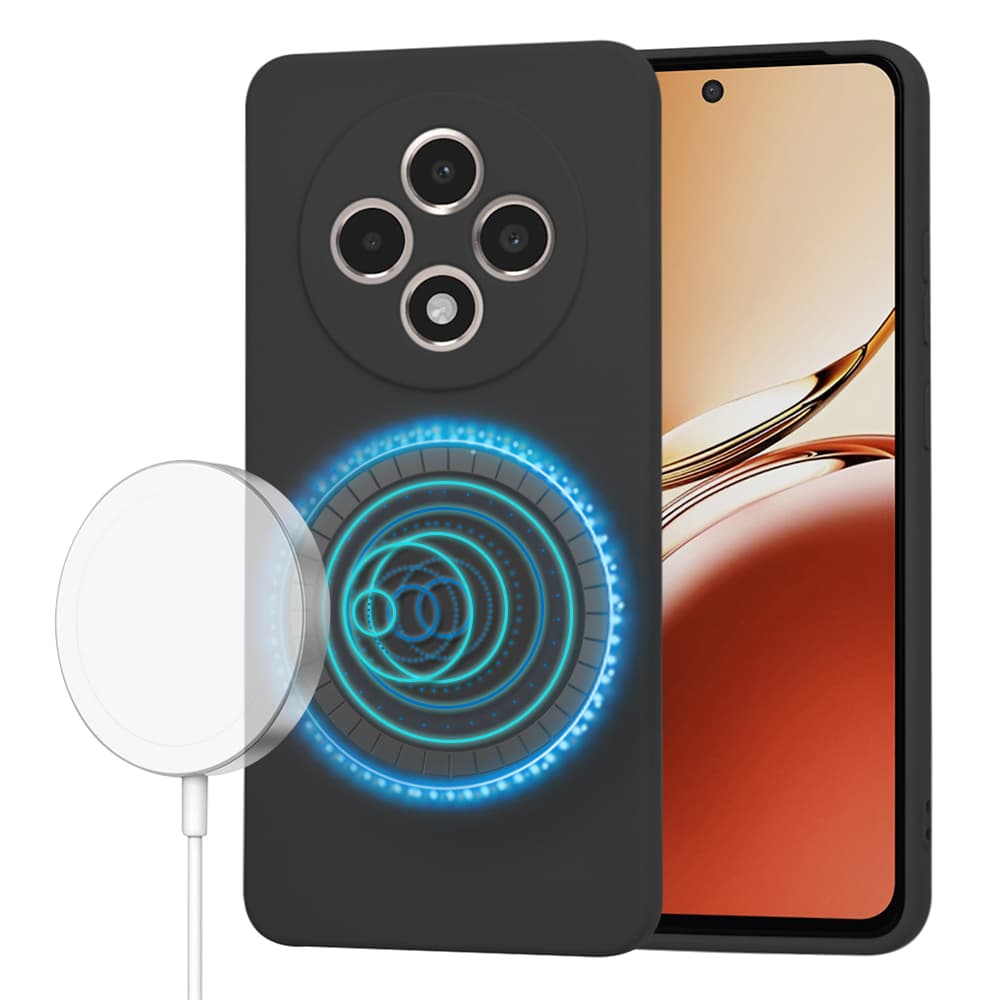 Techsuit SoftFlex MagSafe pro Oppo Reno12 F Reno12 FS černá - náhled 1