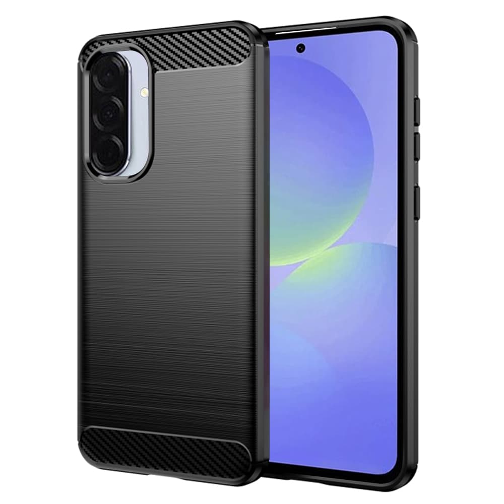 Techsuit Carbon Silicone pro Samsung Galaxy A36 5G A56 5G černá - náhled 1
