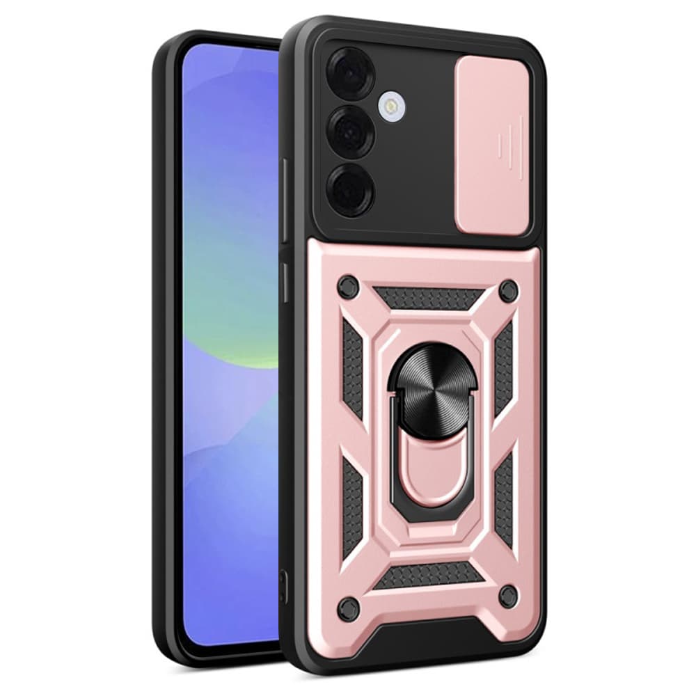 Techsuit CamShield Series pro Samsung Galaxy A36 5G růžově zlatá - náhled 1