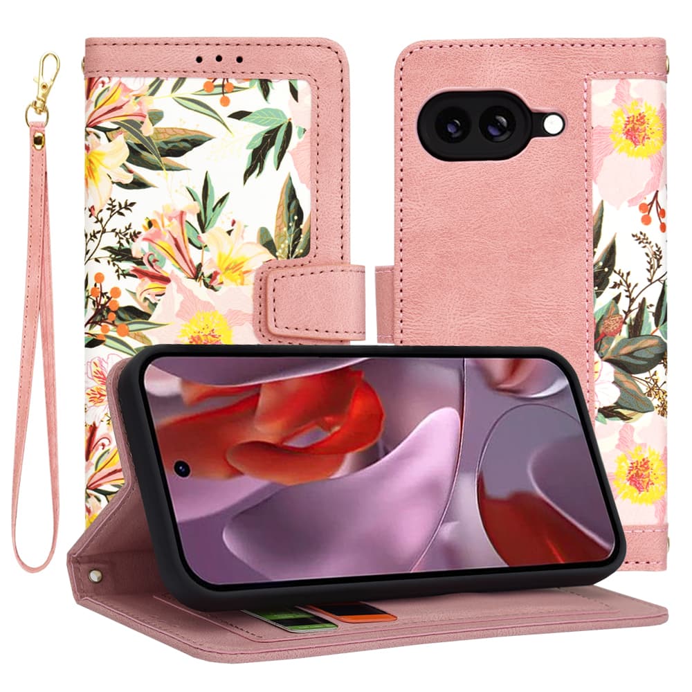Techsuit FlipCraft Google Pixel 9a Sweetheart růžová - náhled 1