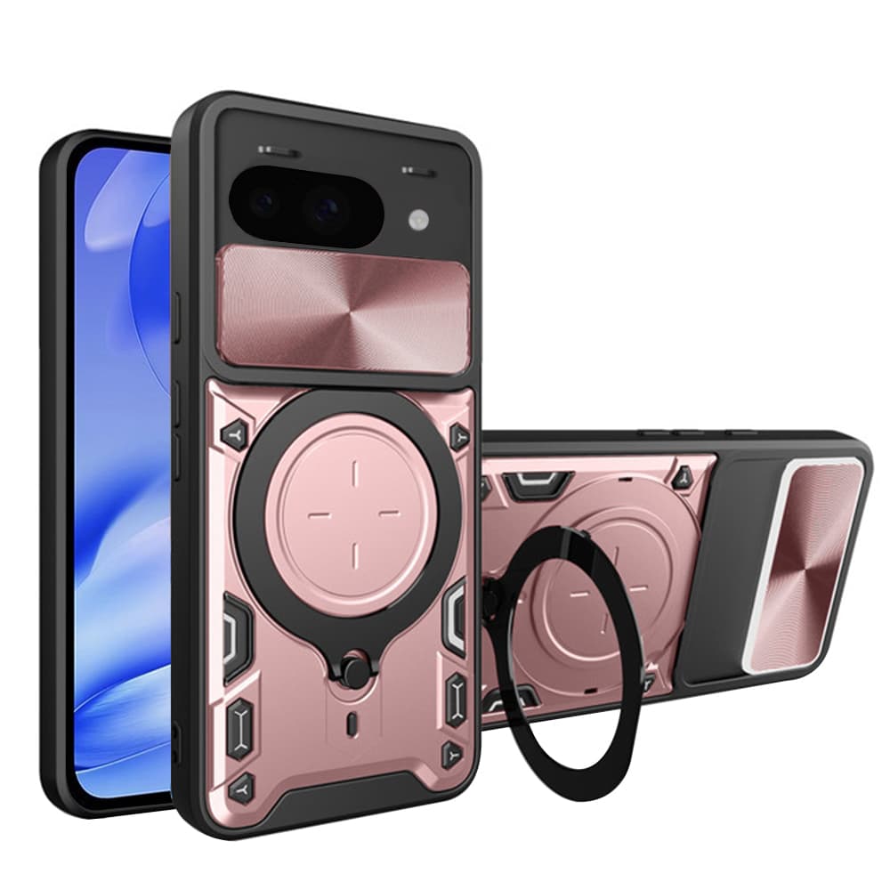 Ochranné pouzdro Techsuit CamGuard Pro pro Google Pixel 9a růžově zlatá - náhled 1