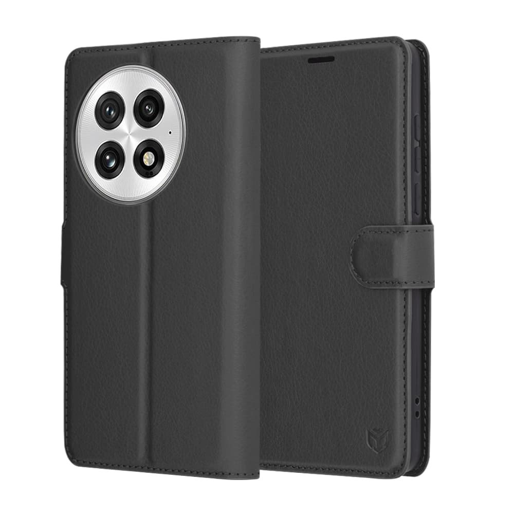 Kožené pouzdro Techsuit OnePlus 13 černé - náhled 1