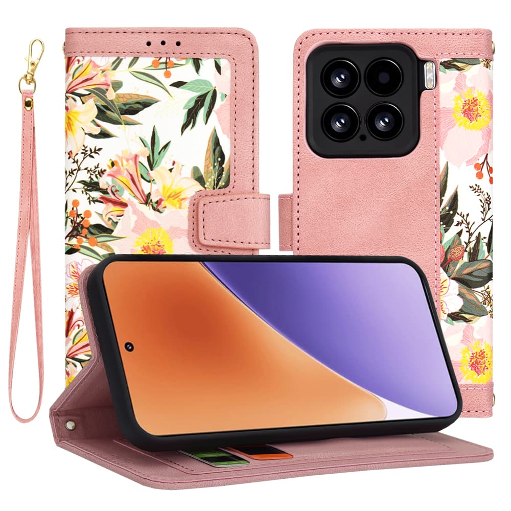 Techsuit FlipCraft Xiaomi 15 v růžové barvě - náhled 1