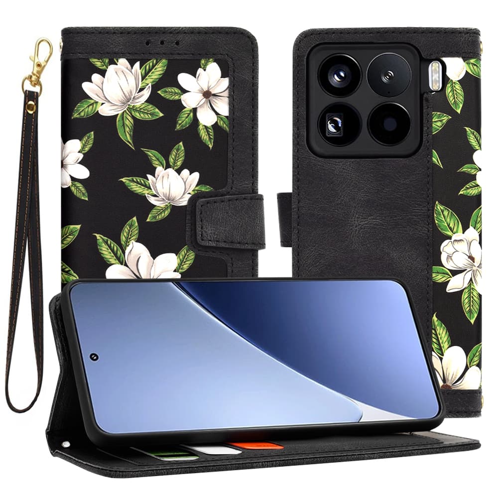 Pouzdro na Xiaomi 15 Pro Techsuit FlipCraft Květiny úsvitu - náhled 1