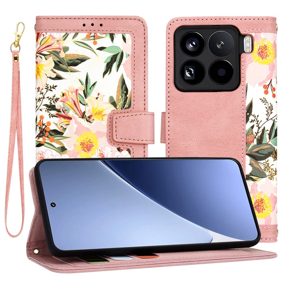 Pouzdro Techsuit FlipCraft pro Xiaomi 15 Pro růžové Sweetheart - náhled 1