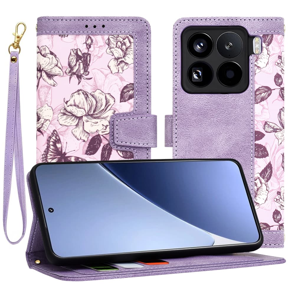 Pouzdro Techsuit FlipCraft pro Xiaomi 15 Pro v tajemné fialové - náhled 1