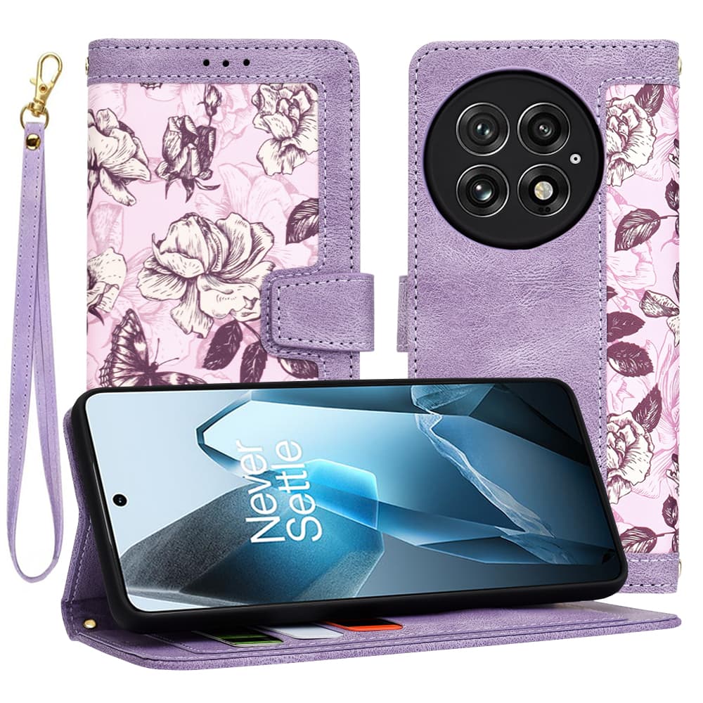 Pouzdro Techsuit FlipCraft OnePlus 13 Tajemná fialová - náhled 1