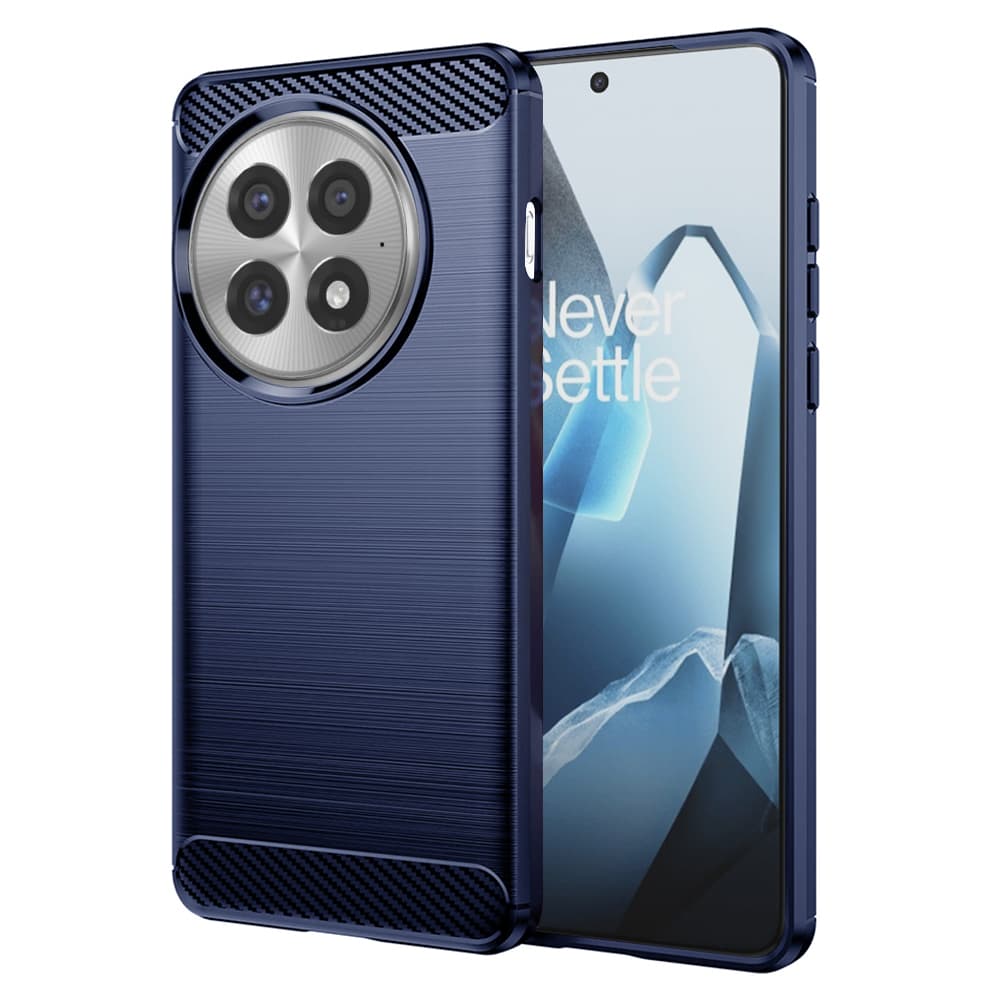 Techsuit Carbon Silicone pro OnePlus 13 modrá - náhled 1