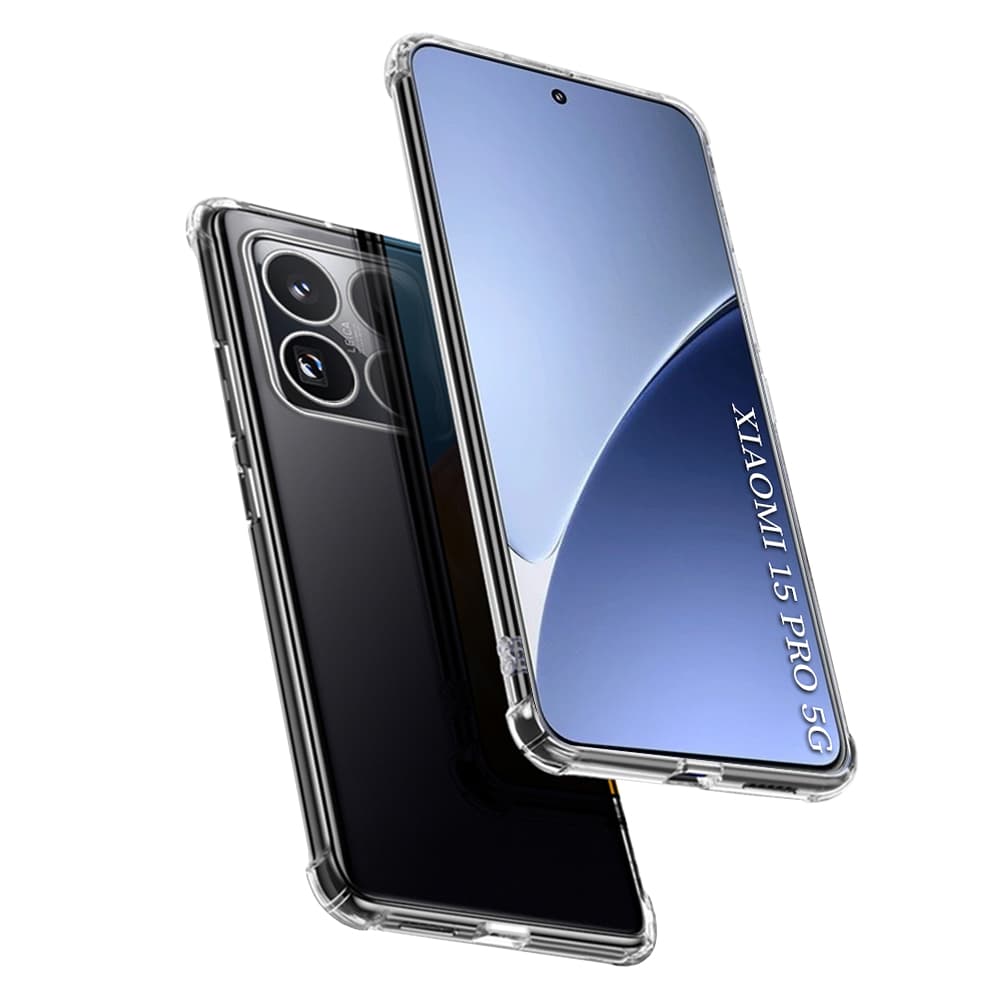 Techsuit Shockproof průhledný silikonový obal Xiaomi 15 Pro průhledný - náhled 1