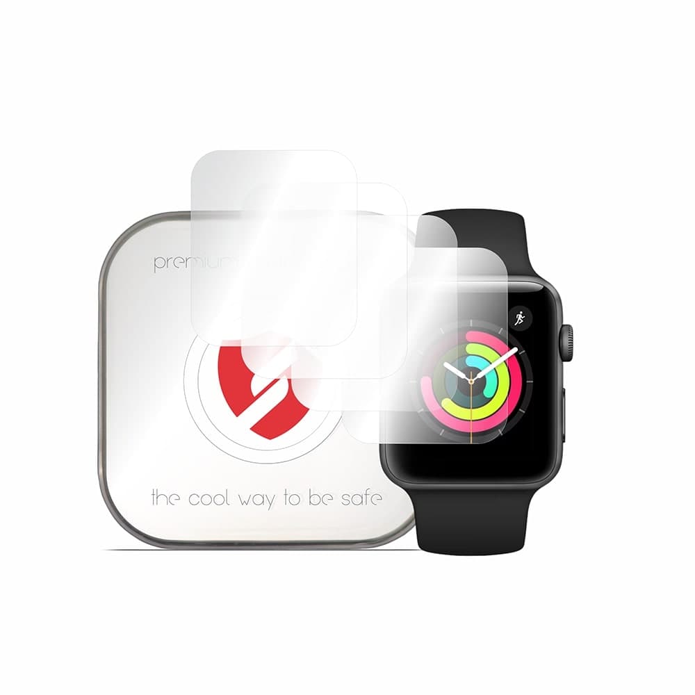 Ochrana displeje Premium Classic 4ks Apple Watch 1 2 3 42mm průhledná - náhled 1