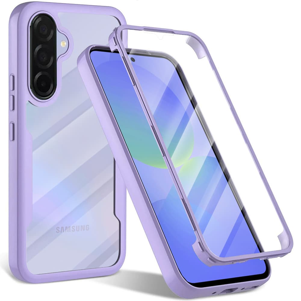 Techsuit ColorVerse 360 Series Ochranné sklo Samsung Galaxy A36 5G A56 5G Fialová - náhled 1