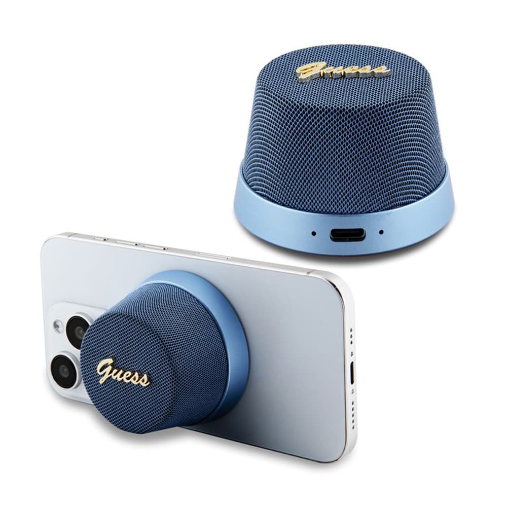 Guess Speaker Stand Magnetic Script Metal modrý - náhled 1