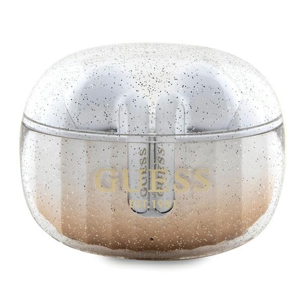 Guess Wireless Earbuds s dokovací stanicí zlatý třpyt gradient - náhled 1