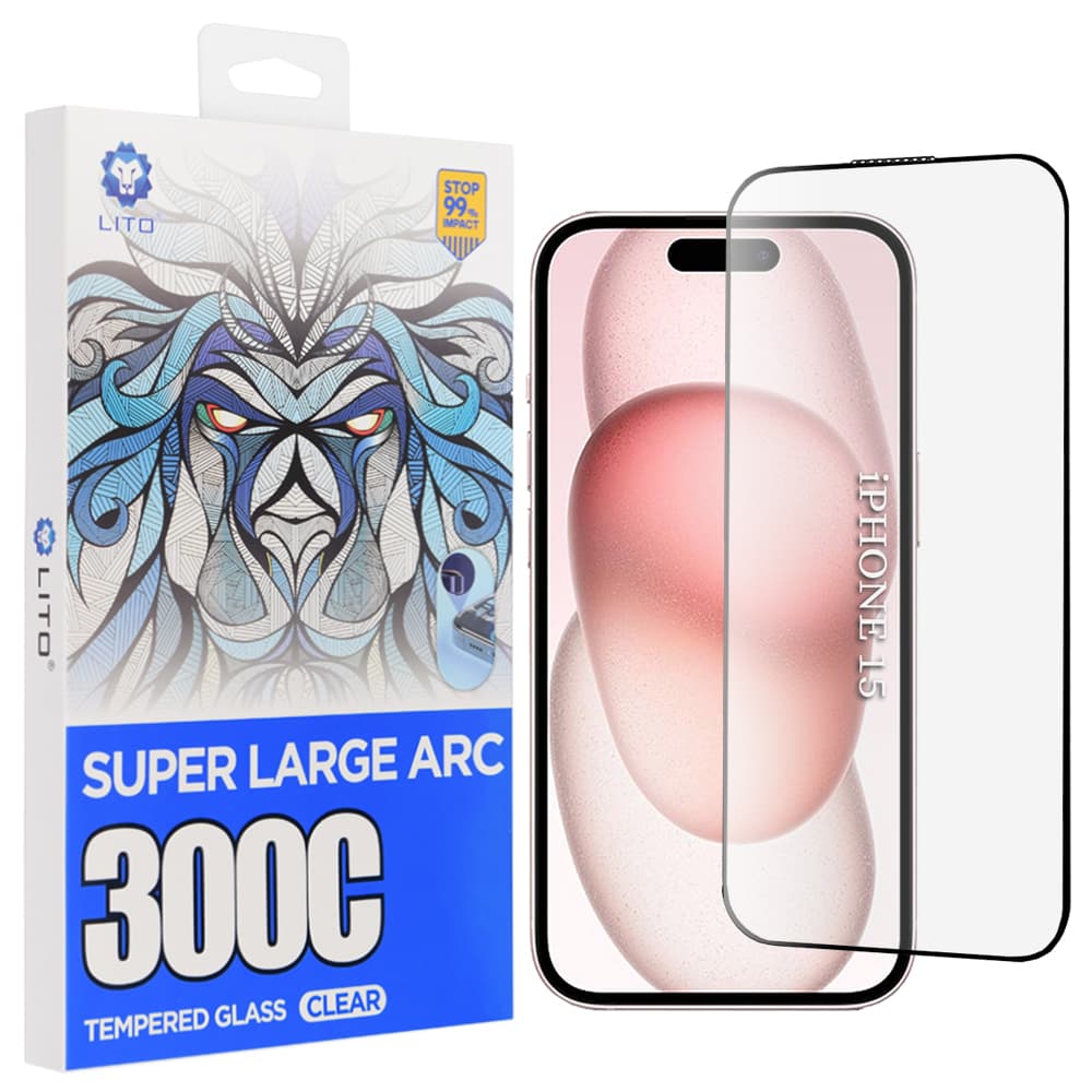 Pouzdro Lito D+ Max 300C pro iPhone 15 průhledné - náhled 1