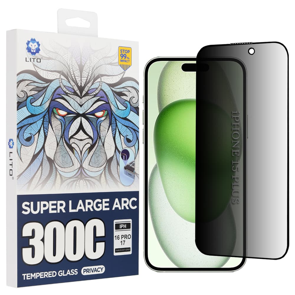 Lito D+ Max Privacy 300C pro iPhone 15 Plus černá - náhled 1