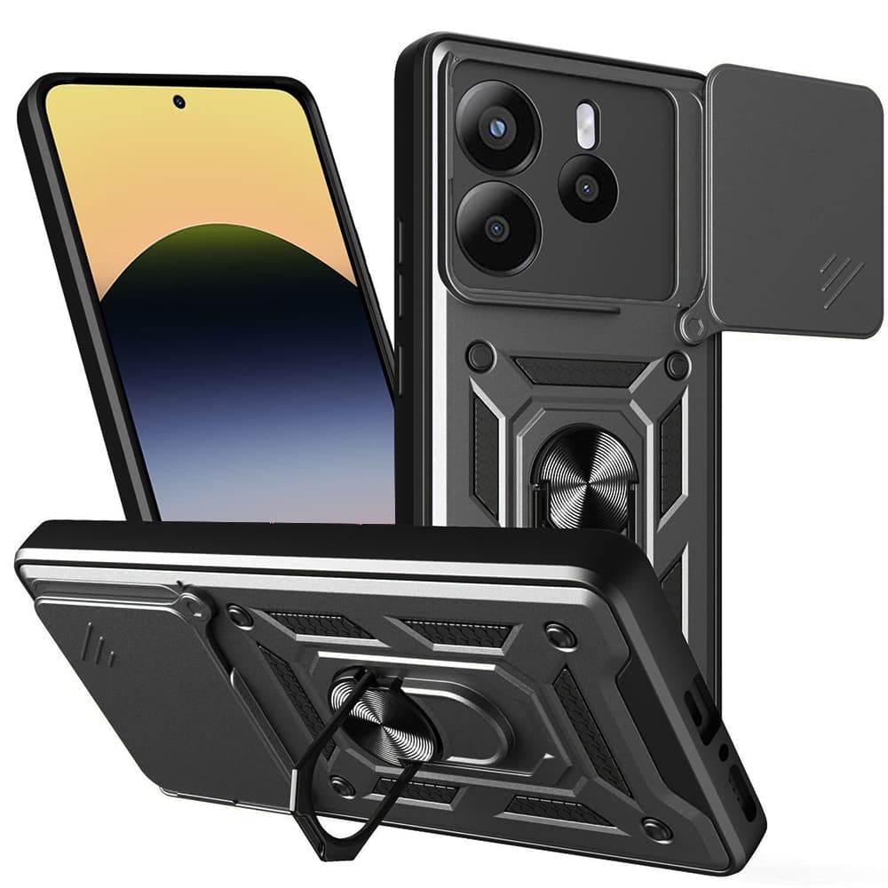 Pouzdro Techsuit CamShield Series pro Xiaomi Redmi Note 14 5G černé - náhled 1