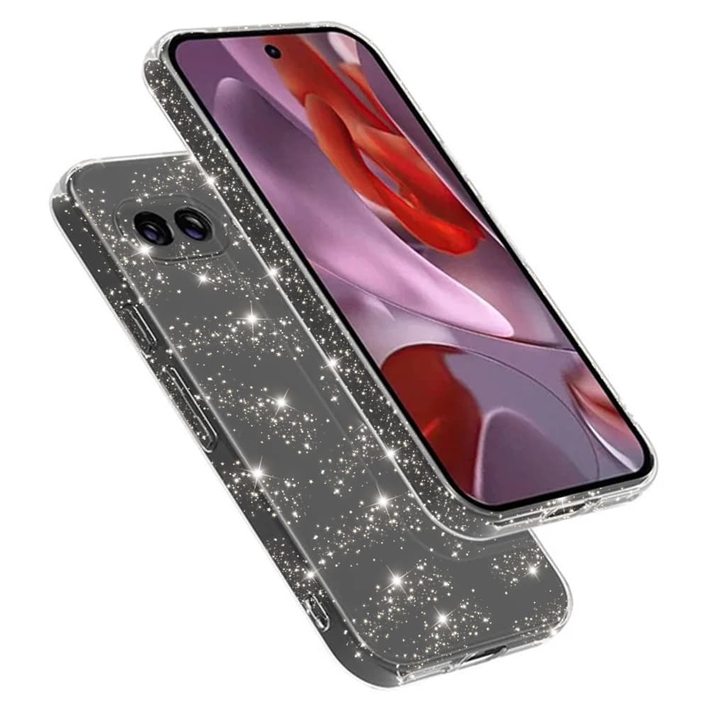 Techsuit SparkleSkin Series Google Pixel 9a průhledný obal - náhled 1