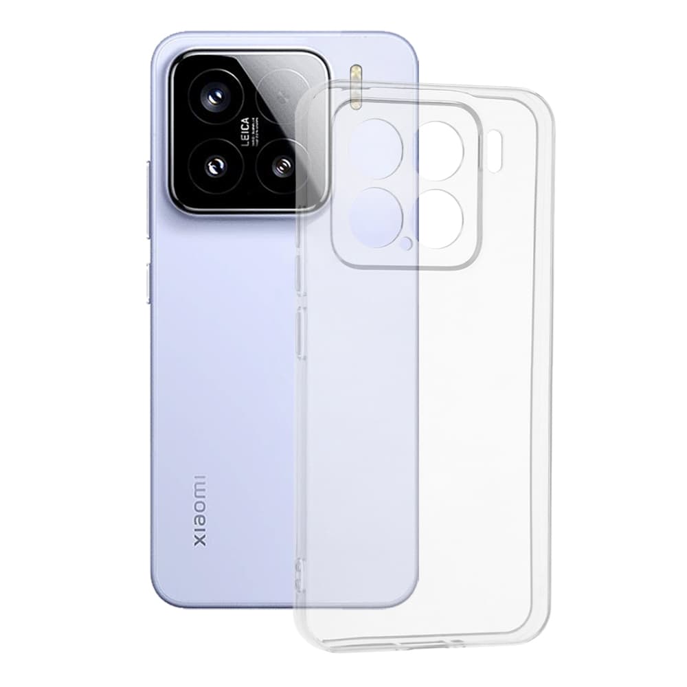 Techsuit silikonové pouzdro Xiaomi 15 průhledné - náhled 1