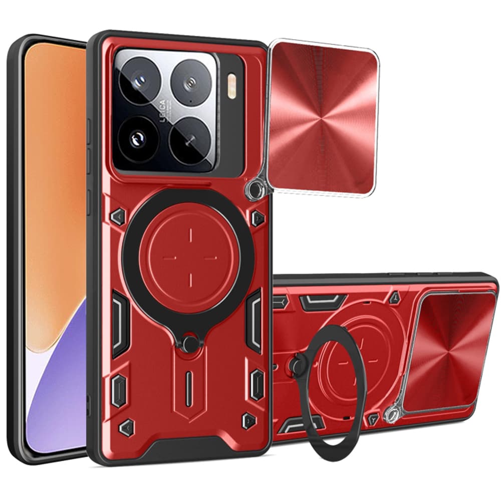 Techsuit CamGuard Pro Xiaomi 15 červená - náhled 1