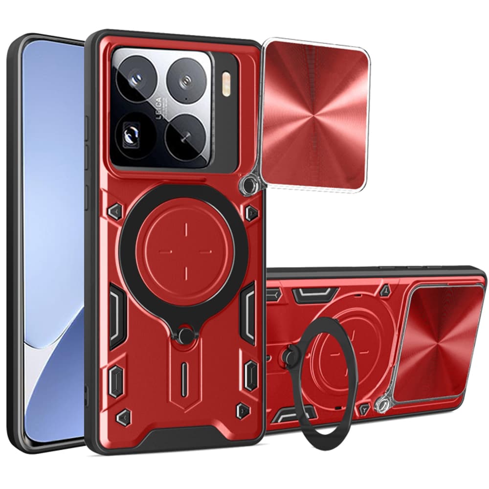 Techsuit CamGuard Pro Xiaomi 15 Pro červená - náhled 1