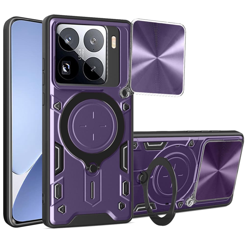 Techsuit CamGuard Pro Xiaomi 15 Pro fialová - náhled 1