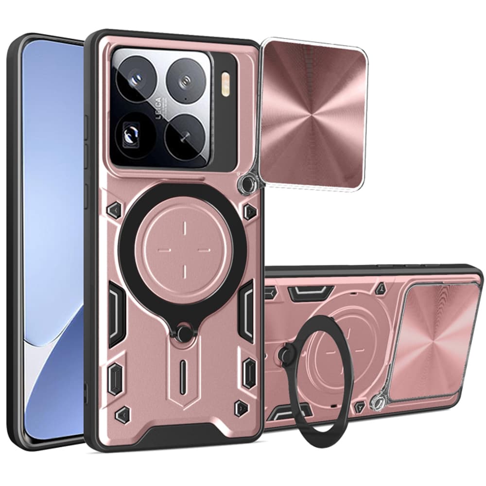 Ochranný kryt Techsuit CamGuard Pro pro Xiaomi 15 Pro růžově zlatý - náhled 1