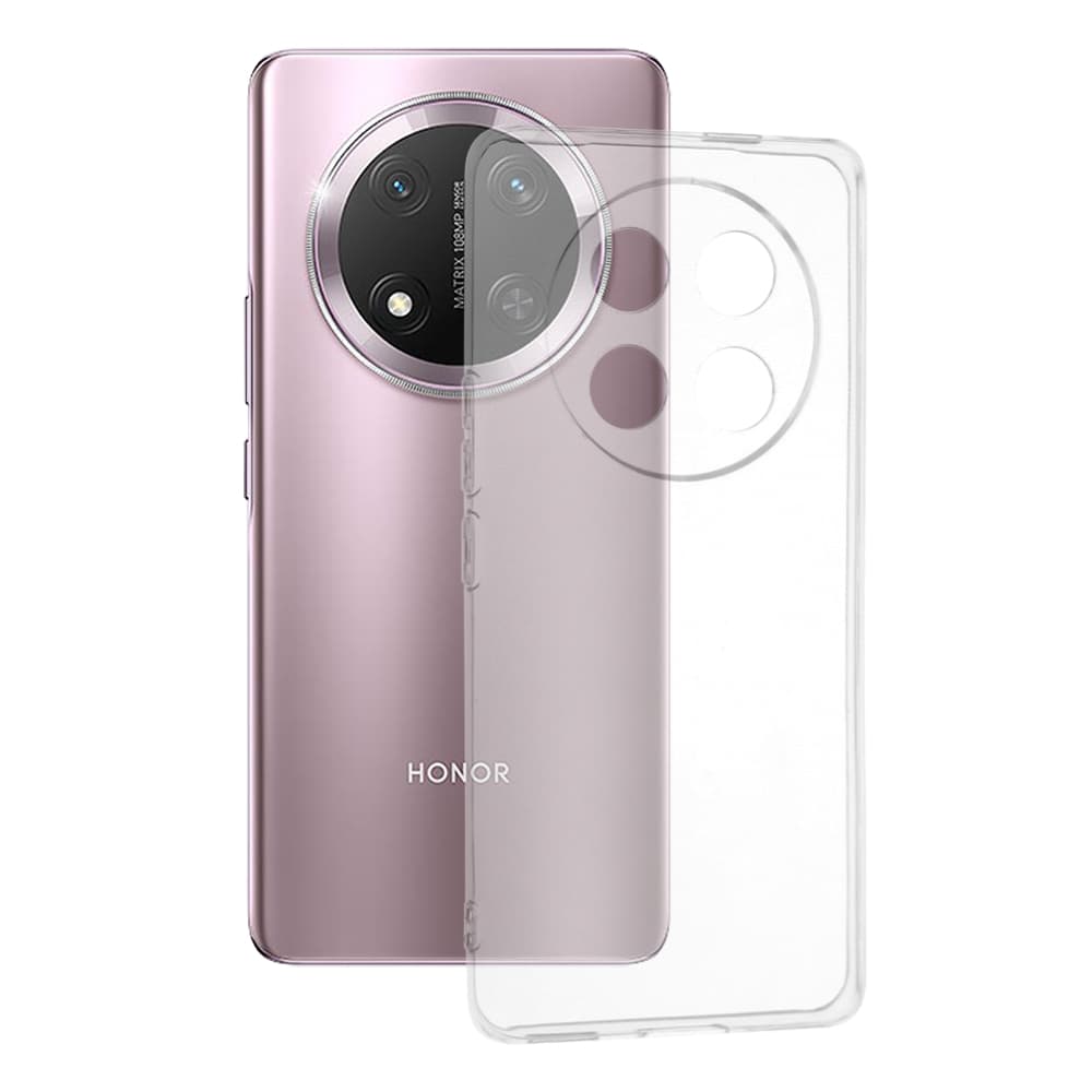 Techsuit silikonový obal Honor Magic7 Lite X9c průhledný - náhled 1