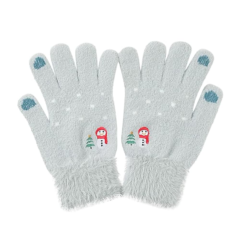 Techsuit Gloves ST0011 z norkové kožešiny velikost 21 cm modré - náhled 1
