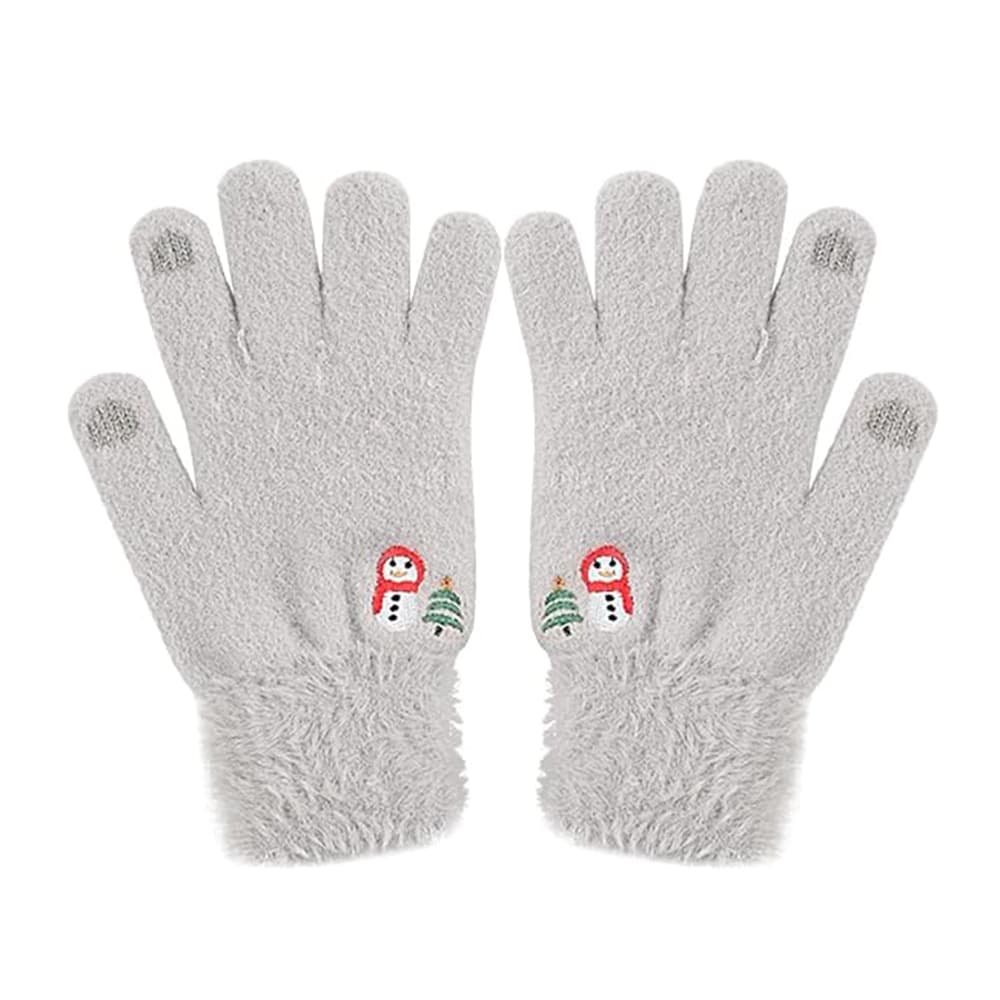 Rukavice Techsuit ST0011 z norkové kožešiny velikost 21 cm šedé - náhled 1