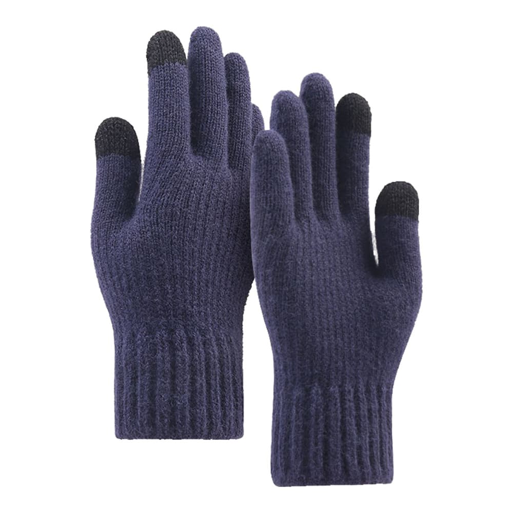 Rukavice Techsuit ST0012 z alpaka vlny velikost 22 cm námořnická modrá