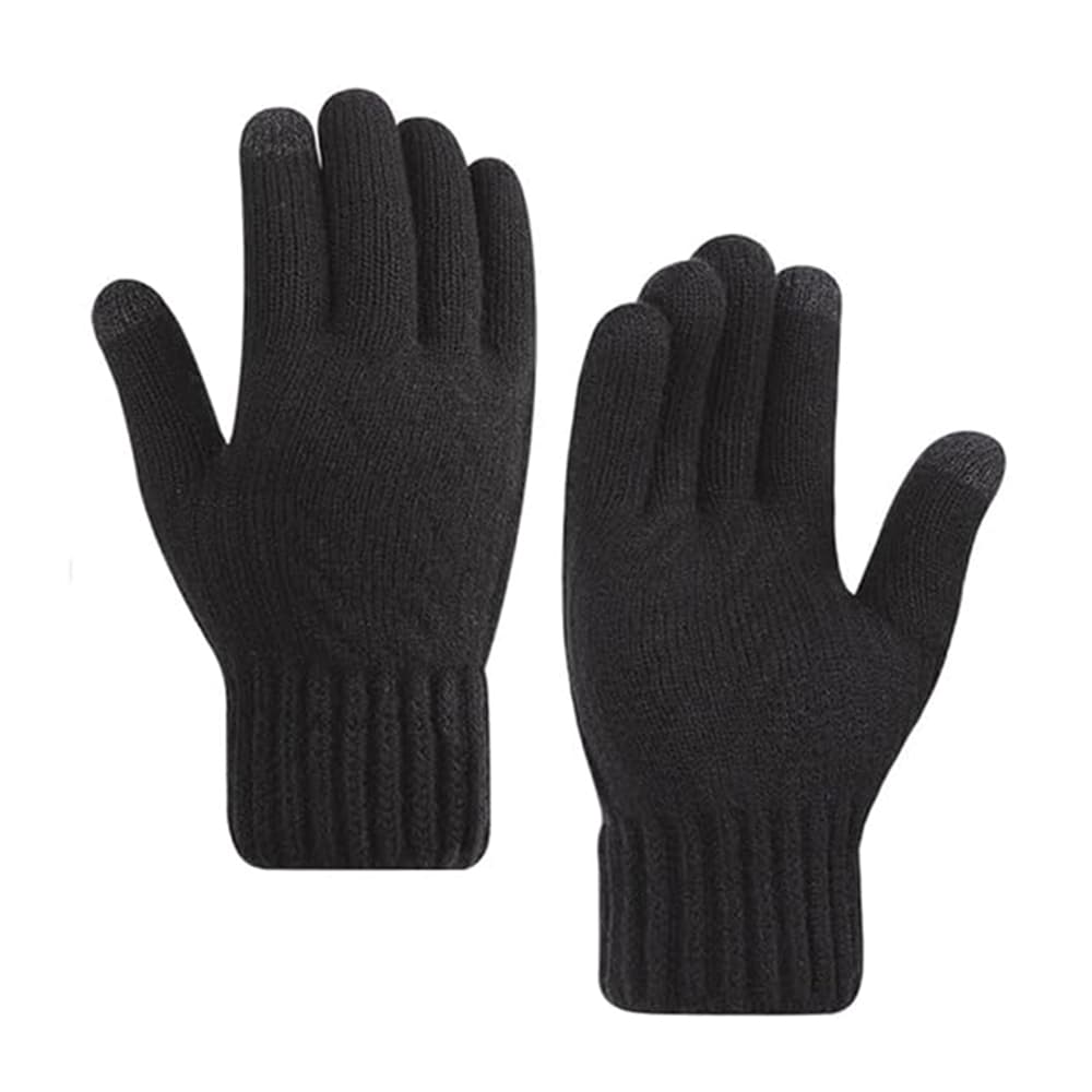 Techsuit Gloves ST0015 z alpaka vlny velikost 21 cm černé - náhled 1