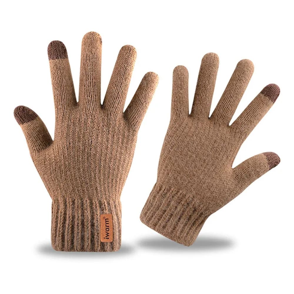 Iwarm rukavice ST0016 z alpaka vlny velikost 22cm kávové - náhled 1