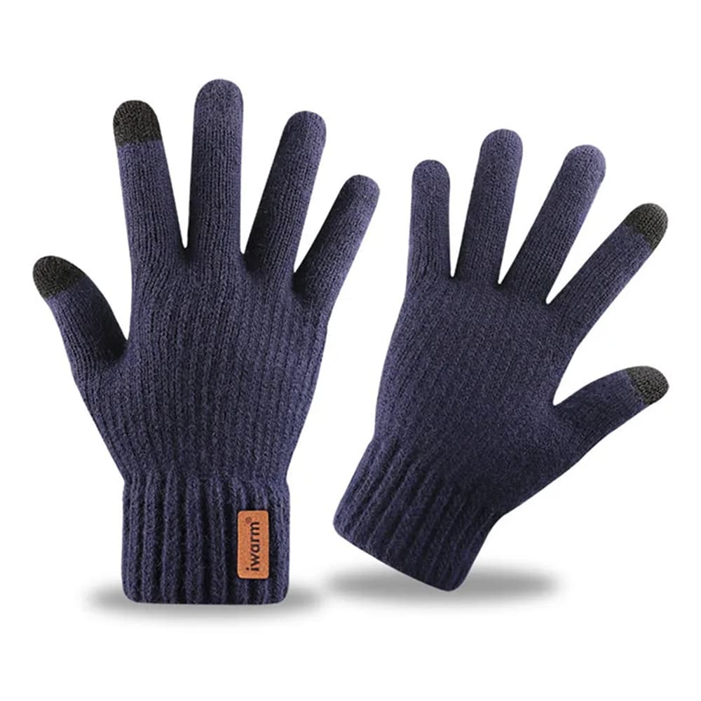 Iwarm Rukavice ST0016 z alpaka vlny velikost 22 cm námořnická modrá - náhled 1