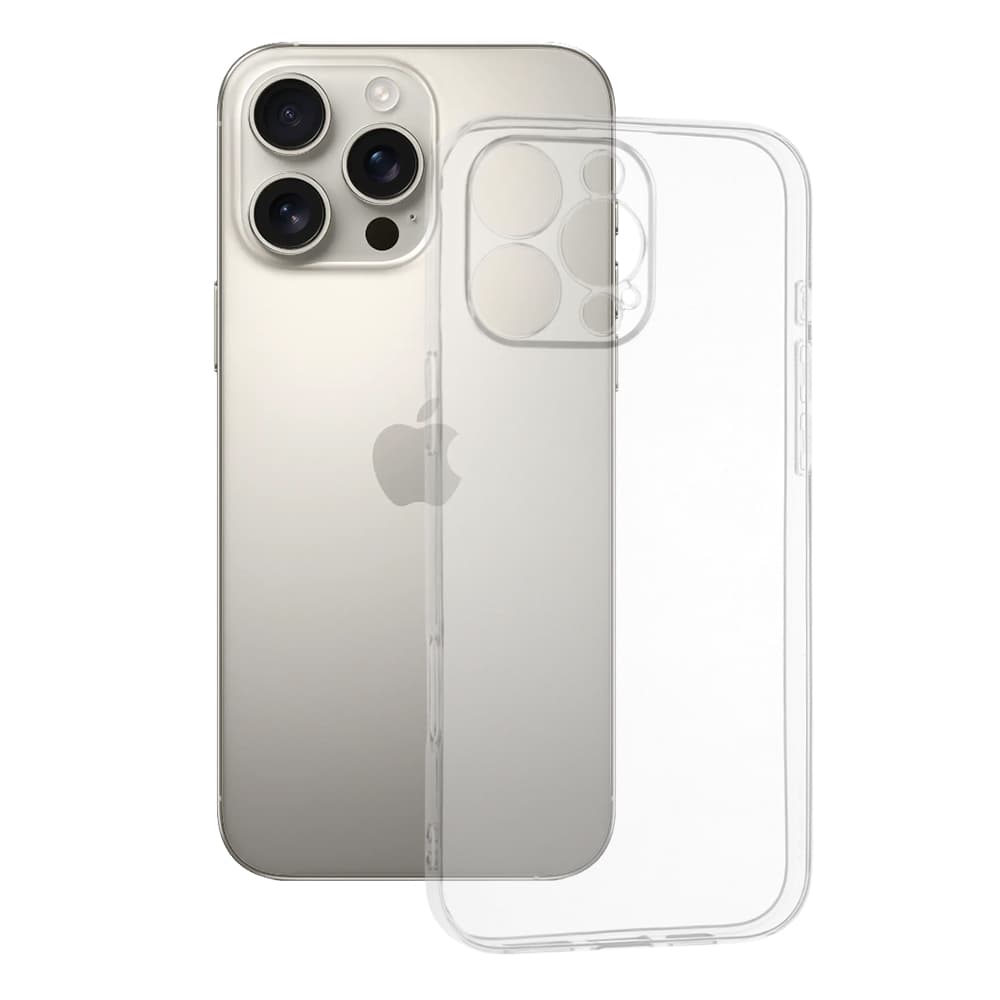 Techsuit silikonové pouzdro iPhone 16 Pro Max průhledné - náhled 1