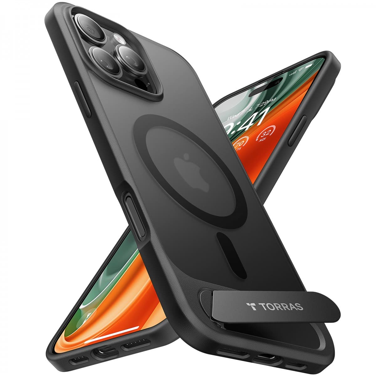 Torras Pstand MagSafe pro iPhone 16 Pro černý - náhled 1