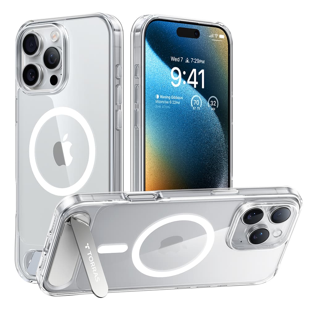 Torras Pstand MagSafe iPhone 16 Pro Max průhledný - náhled 1