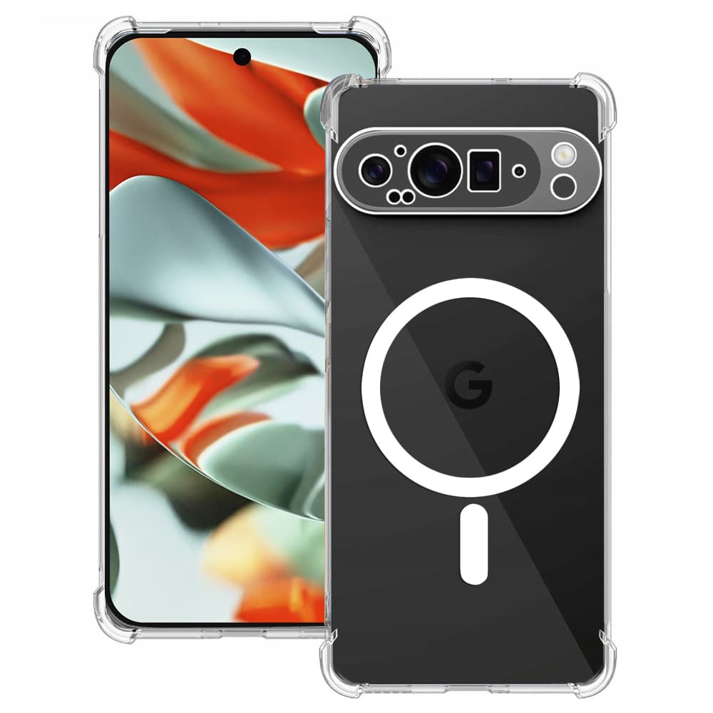 Techsuit Shockproof průhledný silikonový MagSafe Google Pixel 9 Pro XL průhledný - náhled 1