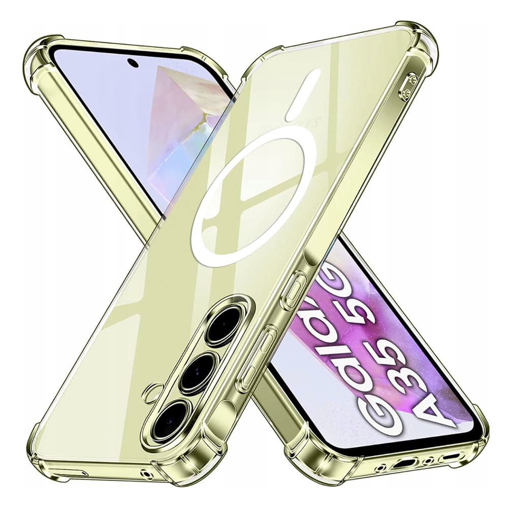 Techsuit Shockproof průhledný silikonový MagSafe pro Samsung Galaxy A35 5G průhledný - náhled 1