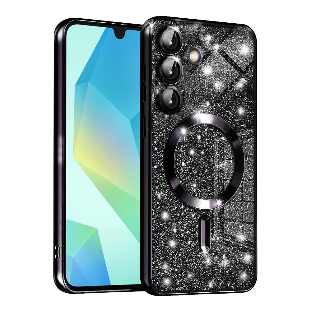 Techsuit Luxury Glitter MagSafe pro Samsung Galaxy A16 4G / A16 5G černá - náhled 1