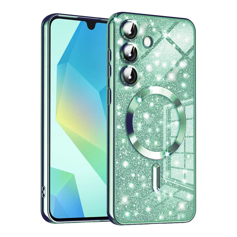 Techsuit Luxury Glitter MagSafe pro Samsung Galaxy A16 4G / A16 5G světle zelená - náhled 1