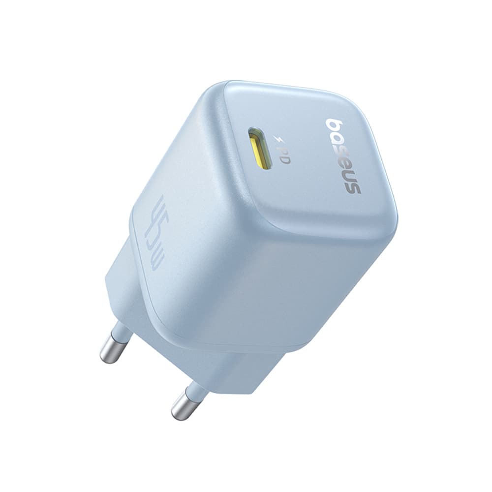 Nabíječka Baseus Wall Charger PicoGo 45W USB-C modrá Galaxy - náhled 1