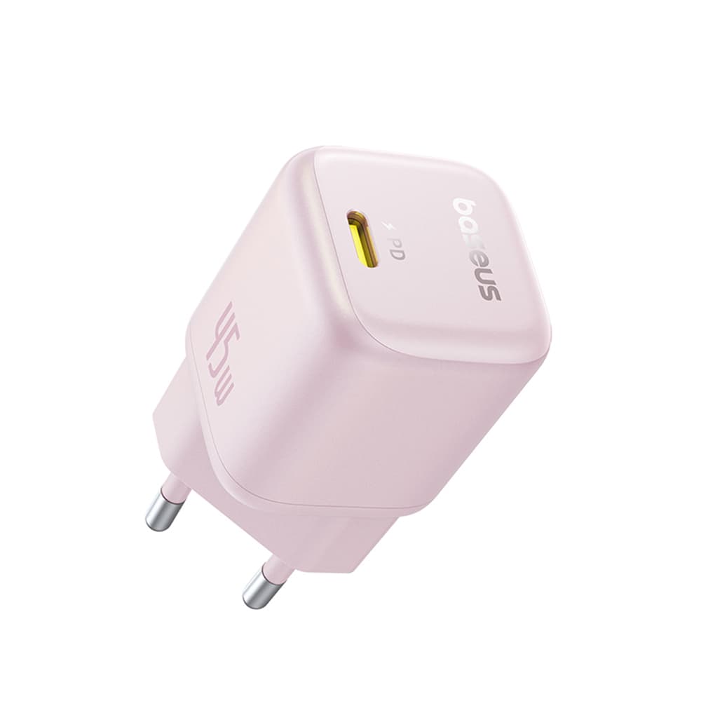 Nabíječka Baseus Wall Charger PicoGo 45W USB-C růžová - náhled 1