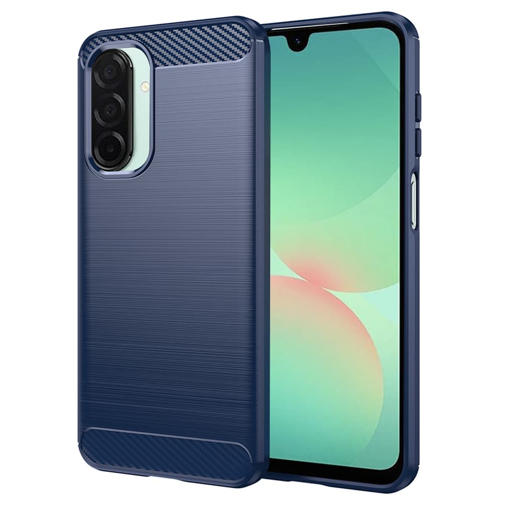 Techsuit Carbon Silicone pro Samsung Galaxy A26 5G modrý - náhled 1