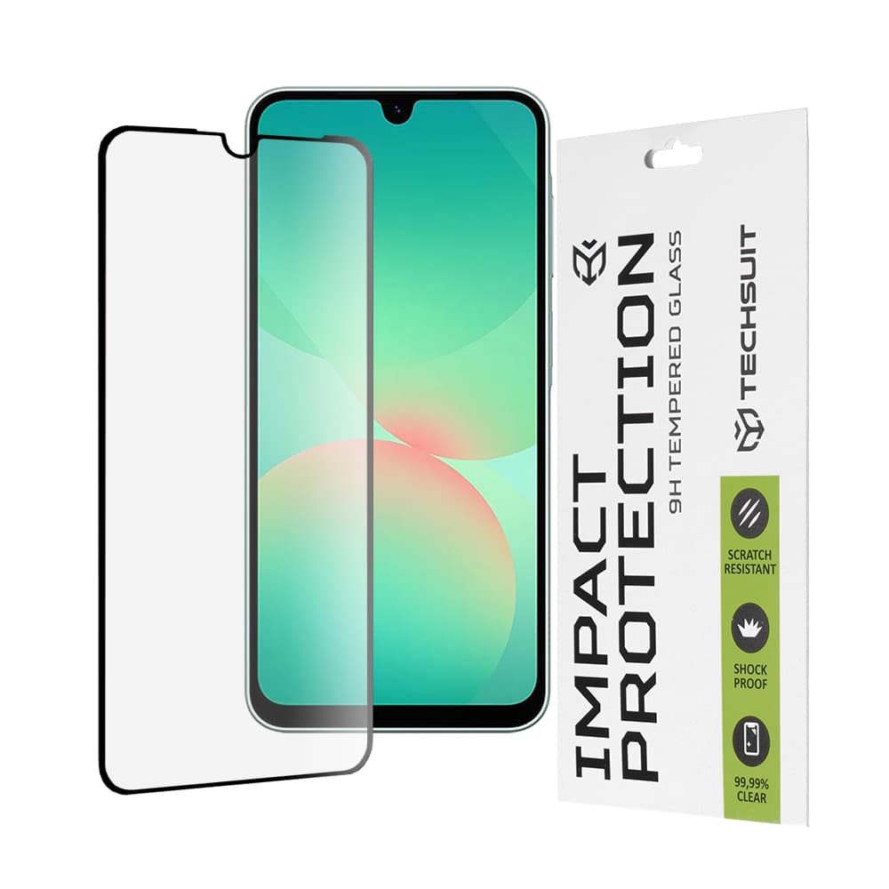 Ochranné sklo Techsuit 111D pro Samsung Galaxy A26 5G černé - náhled 1