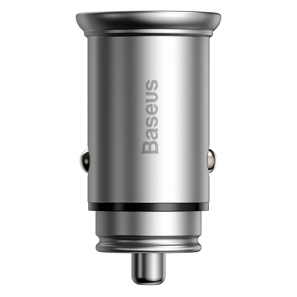 Baseus Car Charger Circular Metal Type-C USB PPS 30W Multi Protocol stříbrná - náhled 1