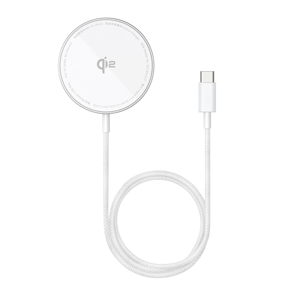 Baseus Magnetic Wireless Charger Simple Mini4 Air 15W mrazivě stříbrná - náhled 1