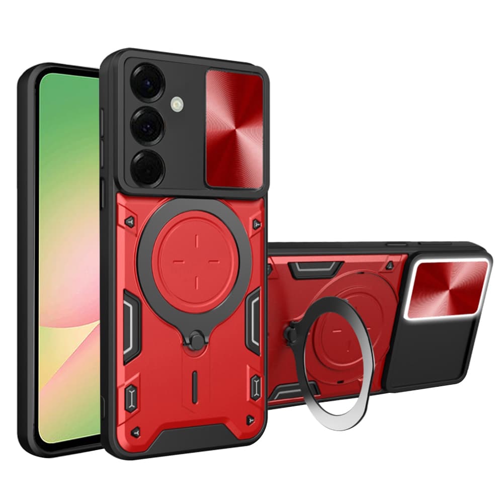 Techsuit CamGuard Pro pro Samsung Galaxy A56 5G červený - náhled 1