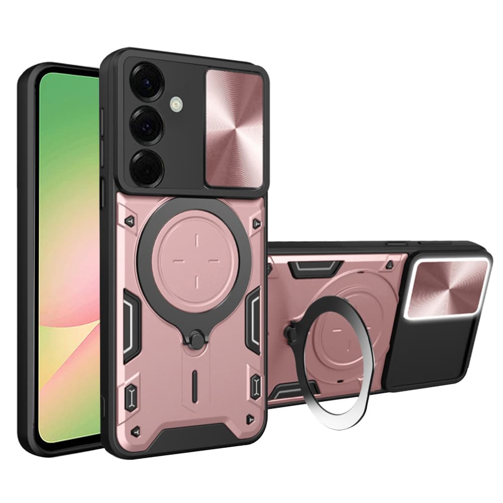 Techsuit CamGuard Pro pro Samsung Galaxy A56 5G růžově zlatý - náhled 1